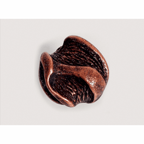 Emenee or133 Round Grooved Cabinet Knob Length 1 inch, Width 1 inch