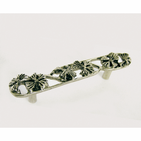 Emenee OR161 3 Open Flower Cabinet Handle 4-1/4 inch x 1/4 inch