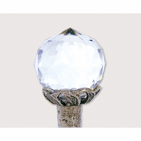 Emenee or170 Small Round Crystal Cabinet Knob Length 1 inch, Width 1 inch