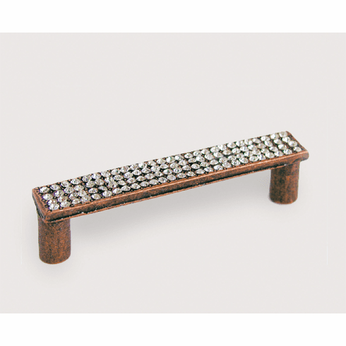 Emenee OR173 Flat Rhinestone Pull 3-1/4 inch x 1/2 inch