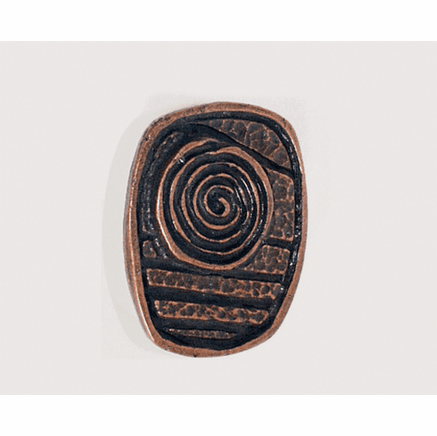 Emenee or192 Swirl Design Cabinet Knob Length 1-3/4 inch, Width 1-1/2 inch