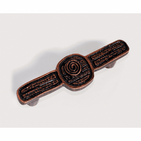 Emenee or193 Swirl Design Cabinet Handle Length 4 inch, Width 1-1/4 inch