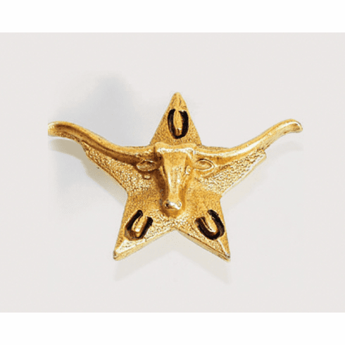 Emenee or215 Bull's Head Cabinet Knob Length 2-1/2 inch, Width 1-3/4 inch