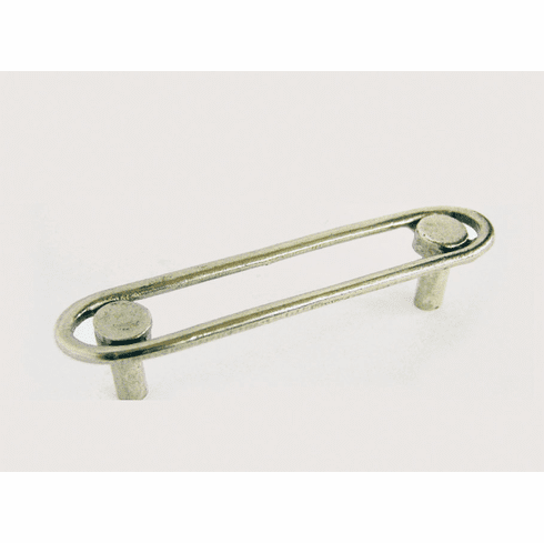 Emenee OR218 Racetrack Cabinet Handle 4 inch x 7/8 inch