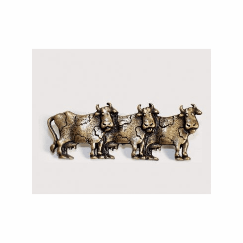 Emenee or252 3 Cows Pull (Right) Length 4 inch, Width 1-1/2 inch