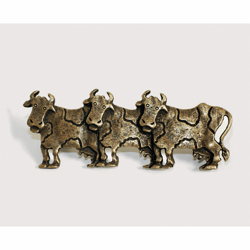 Emenee or254 3 Cows Pull (Left) Length 4 inch, Width 1/2 inch