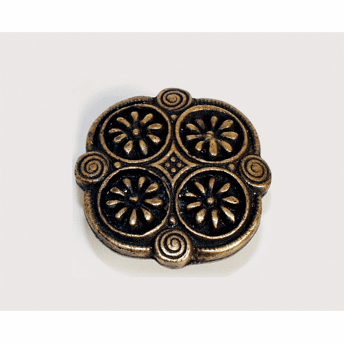 Emenee or261 4 Daisy Cabinet Knob Length 1-1/2 inch, Width 1-1/2 inch
