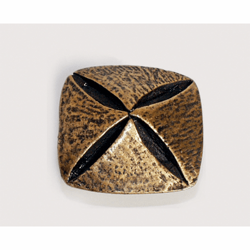 Emenee or273 Pyramid Cabinet Knob Length 1-1/2 inch, Width 1-1/2 inch