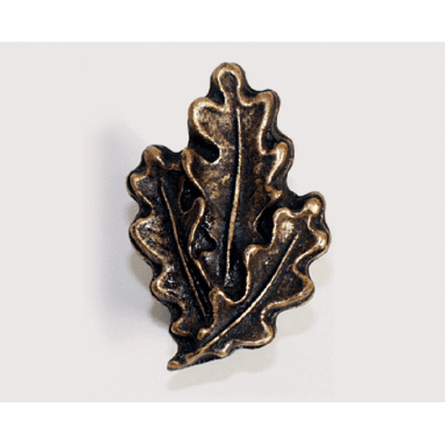Emenee or278 Oak Leaf Cabinet Knob Length 1-3/4 inch, Width 1-1/4 inch