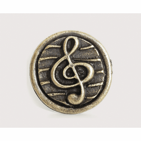 Emenee OR281 G Cleff Cabinet Knob 1-1/2 inch x 1-1/2 inch