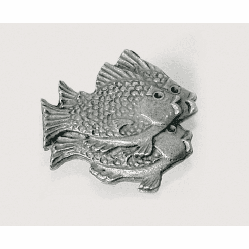 Emenee or285 School of Fish Cabinet Knob (Right) Length 2 inch, Width 2 inch