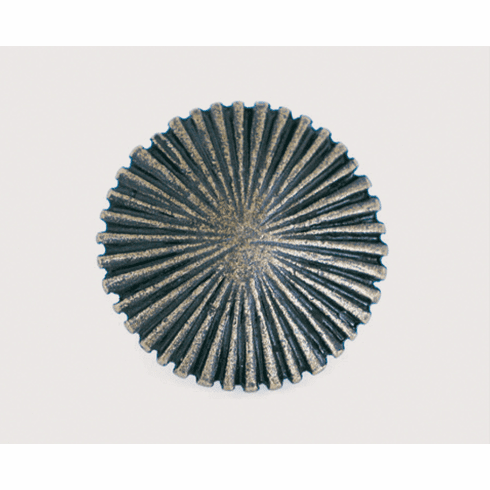 Emenee OR286 Round Stripes Cabinet Knob 1-3/8 inch x 1-3/8 inch