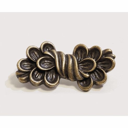 Emenee or310 Fleurish Pull Length 4 inch, Width 1-7/8 inch