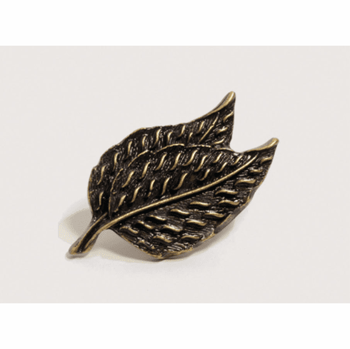 Emenee or313 Double Leaf Cabinet Knob Length 2-1/2 inch, Width 1-1/2 inch