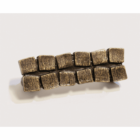 Emenee or340 Two Row Block Cabinet Handle Length 4 inch, Width 1-1/8 inch