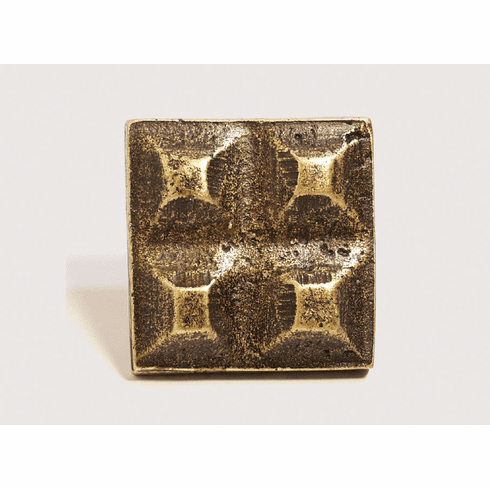 Emenee or349 Hammered Rim with Edge Cabinet Knob Length 1-3/8 inch