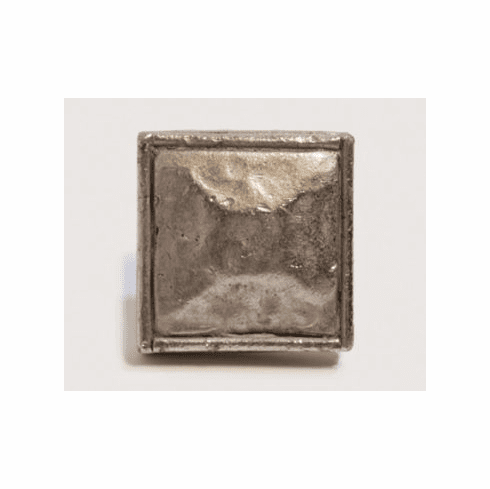 Emenee or360 Small Hammered with Edge Cabinet Knob Length 1 inch