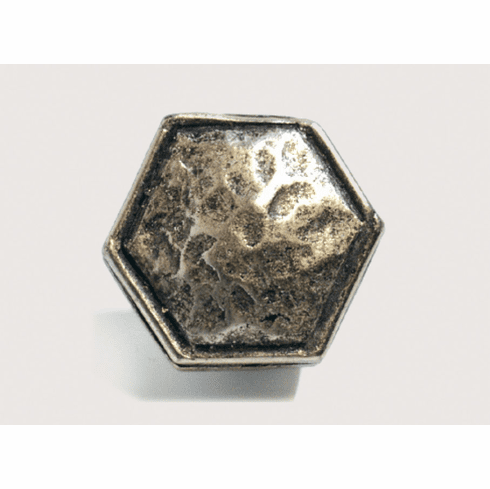 Emenee or361 Small Hammered Octagon Cabinet Knob Length 1 inch