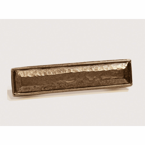 Emenee or366 Hammered Cabinet Handle Length 4 inch, Width 7/8 inch