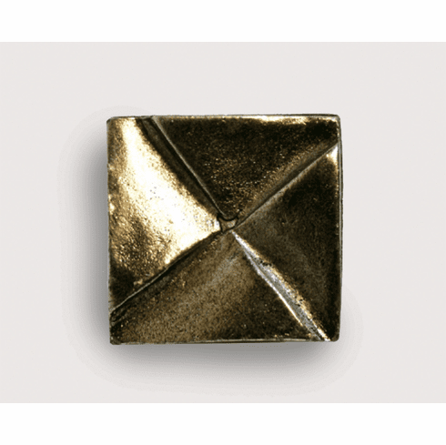 Emenee or374 Notched Square Cabinet Knob Length 1-1/4 inch