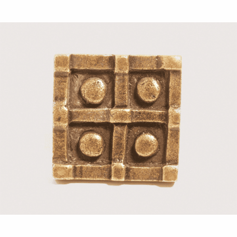 Emenee or376 4 Button Square Cabinet Knob Length 1-1/4 inch