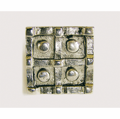 Emenee or377 Square Dotted Cabinet Knob Length 1-1/2 inch