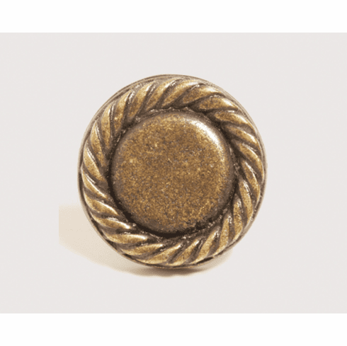 Emenee or388 Rope Edge Round Cabinet Knob Length 1-3/8 inch