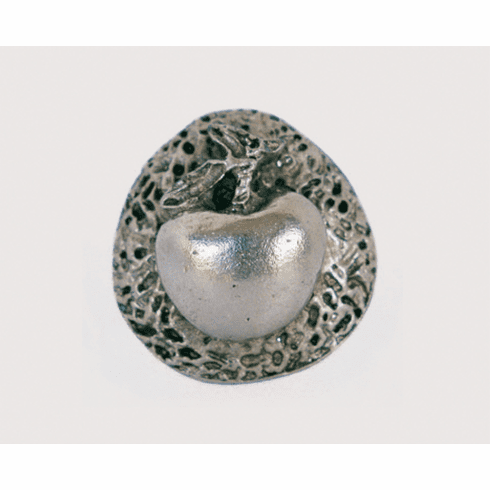 Emenee PFR109 Apple on Stucco Cabinet Knob 1-1/4 inch