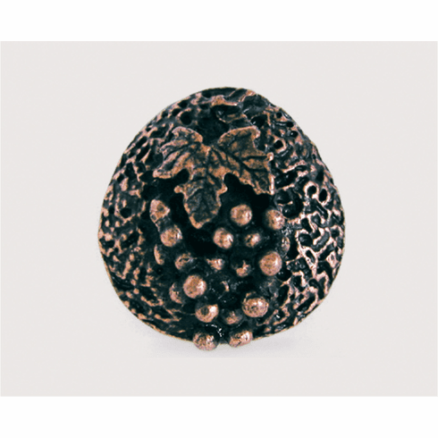Emenee PFR117 Grapes on Stucco Cabinet Knob 1-1/2 inch