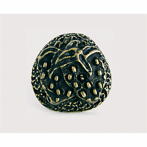 Emenee PFR120 Two Strawberries on Stucco Cabinet Knob 1-1/2 inch