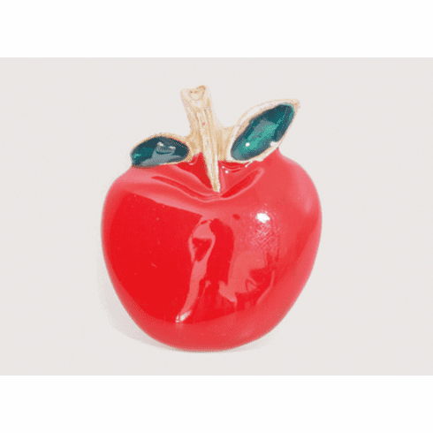 Emenee PFR122-E Large Apple Cabinet Knob 1-3/4 inch x 1-1/4 inch ENM-Enam
