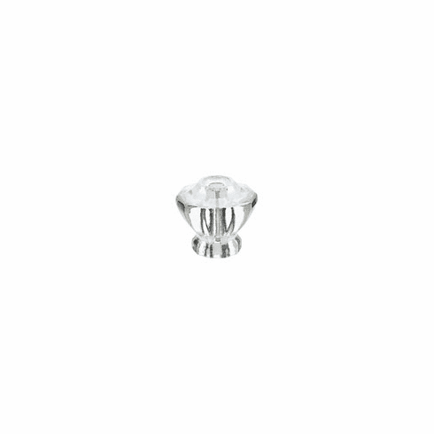 Emtek 86017 Astoria Clear Knob 1 1/8 inch Dia. 1 1/8 inch Proj.