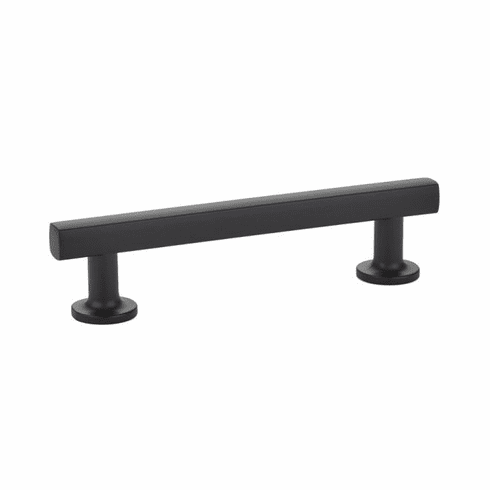 Emtek 86455US19 6" Freestone Pull Flat Black Finish