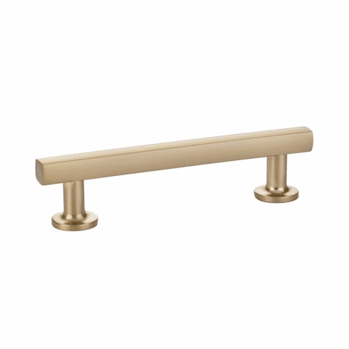 Emtek 86455US4 6" Freestone Pull Satin Brass Finish