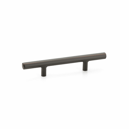 Emtek 86684US10B Mod Hex Extended 3-1/2" Center to Center Cabinet Pull Oil Rubbed Bronze Finish