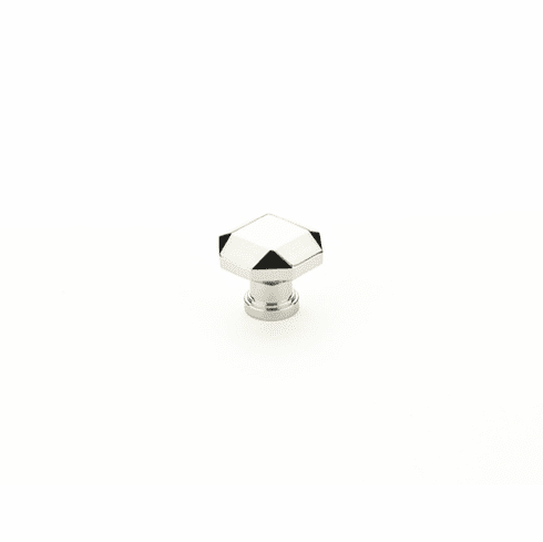 Schaub 531-PN Menlo Park, Faceted Knob, Polished Nickel, 1-1/4"