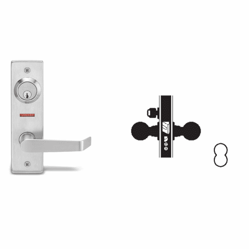 FALCON MA521BD-DN-626-LHR Dana-Napa Entry/Office Lock Less Sfic