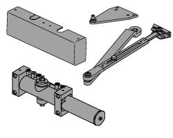 FALCON SC71-RW/PA-AL Sc70 Series Door Closer SC71RW/PAAL SC71 RW/PA AL