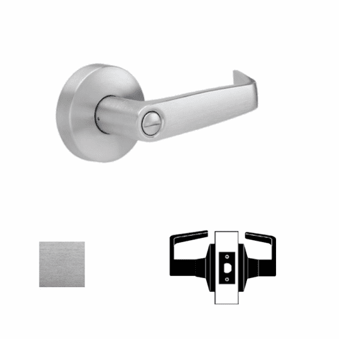 FALCON W101S-SRDAN-626 Small Rose Dane Passage Cyl Lockset Grd2