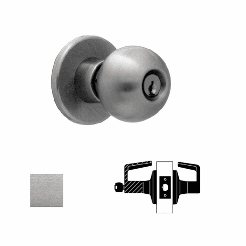 FALCON W581CPD-HAN-626 Storeroom Lock Hana Knob 626 Kd "C" Keyw W581CPDHAN626 W581CPD HAN 626