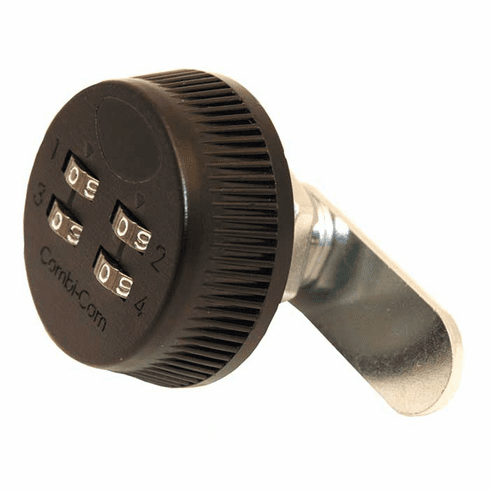 FRANK 7803S-BLK Combi-Cam 5/8 Comb Cam 4-Dial Lock-Blck