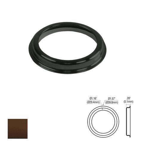GMS COL2-10B 1/8 Cylinder Collar 10/Pkg Dkbrz