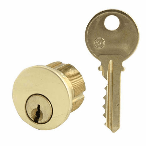 GMS M100-YA-3 1 Mortise Cylinder - Yale 8 Us3
