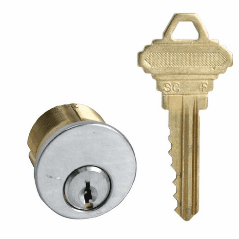 GMS M118-SCF-26 1-1/8 Mort Cyl - Schlage F Us26
