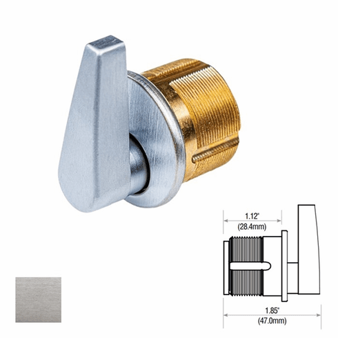 GMS M118TA-26D-AT Mortise Ada T-Turn Cyl-1-1/8 A/R Cam