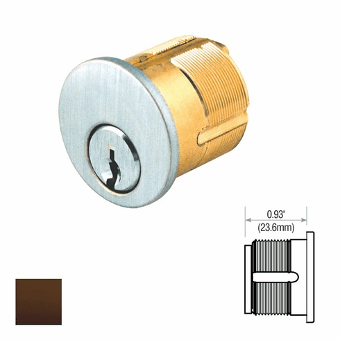 GMS M156-SCE-10B Mortise Cyl,15/16 In,Schlage E Kwy