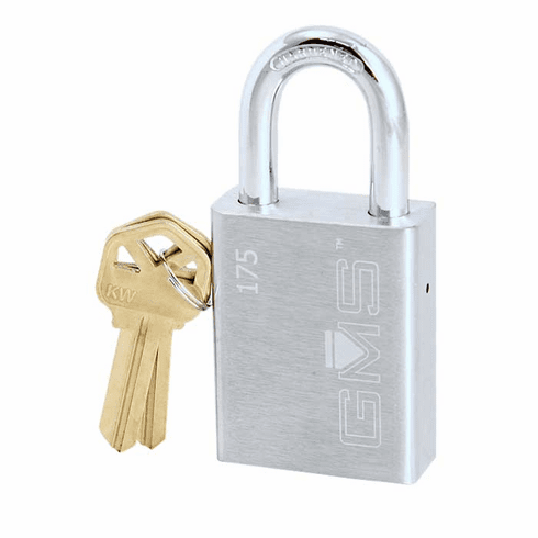 GMS P175-1-KW Padlock Kw Brass 1