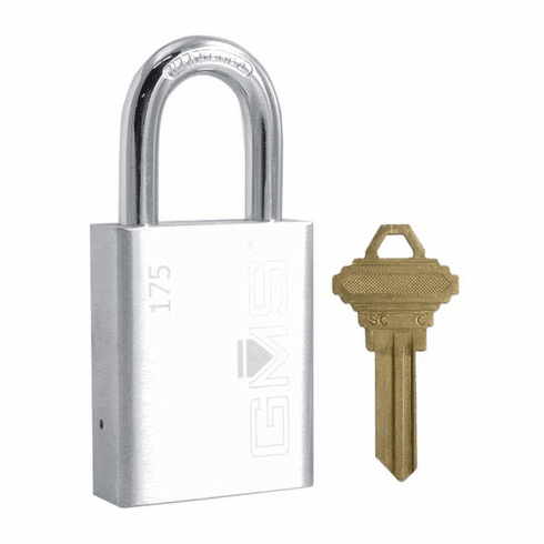 GMS P175-1-SX Padlock Schc-K Brass Rekey