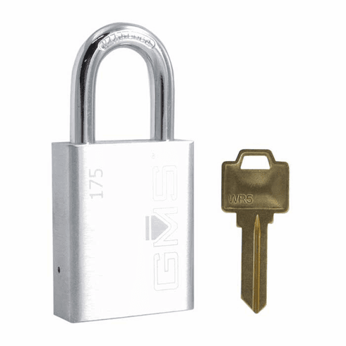 GMS P175-1-WR Padlock Wr Brass 1 Sh