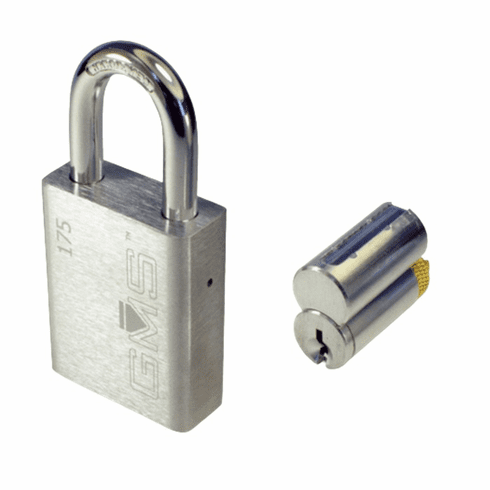 GMS P175-2-LX Padlock Brass 2